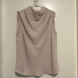 Babaton Carter Beige Sleeveless Blouse